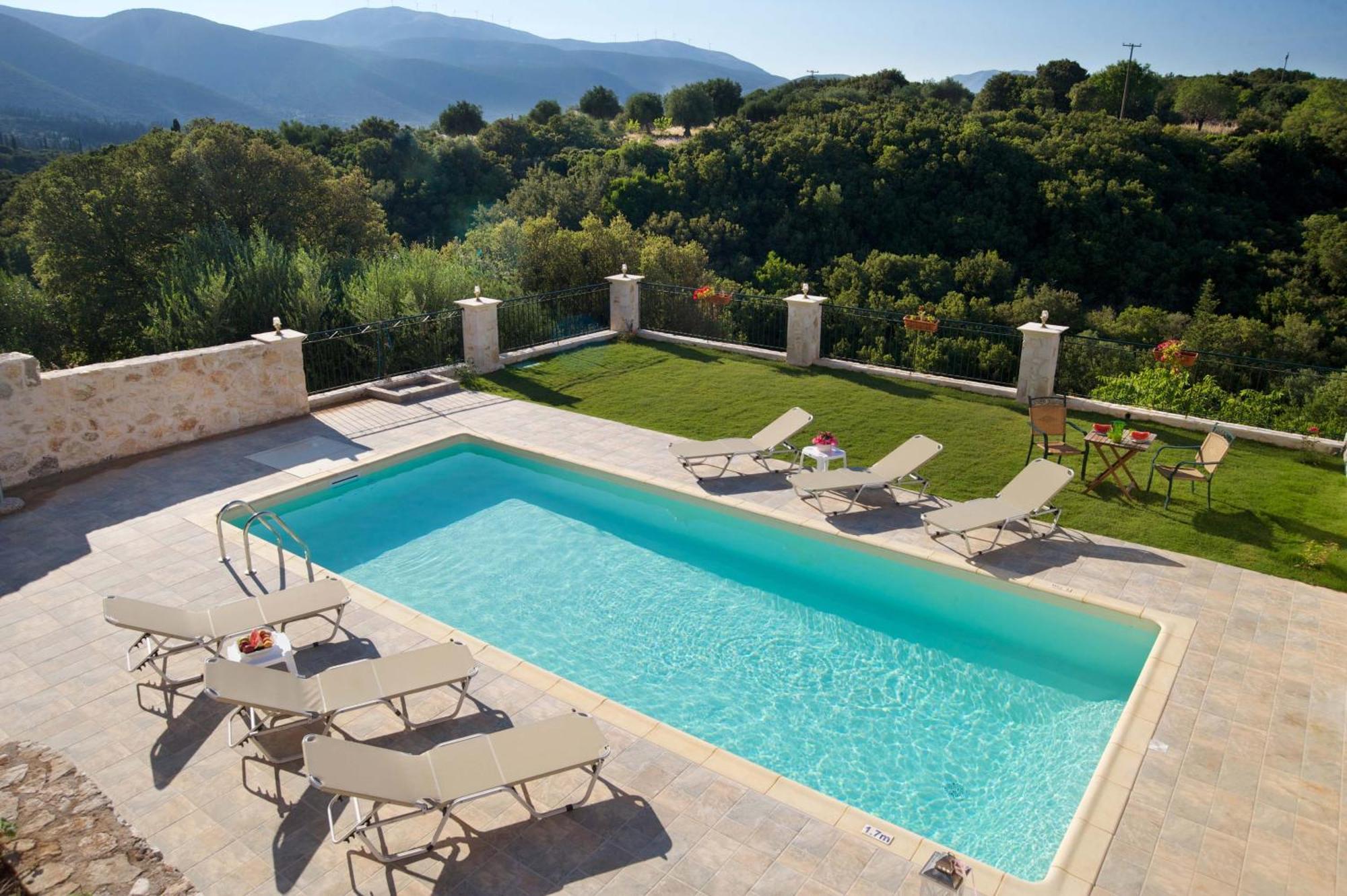 Superb Villa With Private Pool Peaceful Location Sami  Luaran gambar